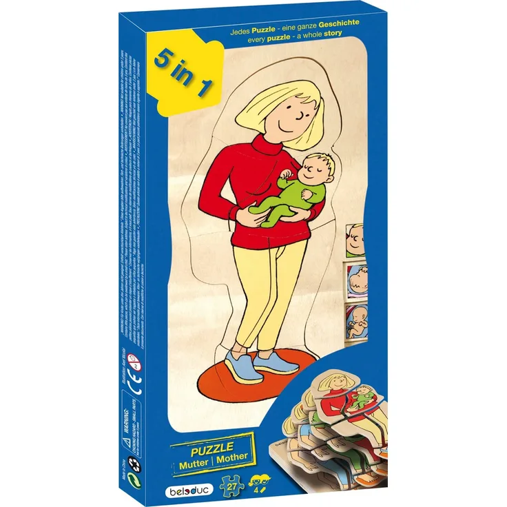 Hape Lagen-Puzzle "Mutter" 17024