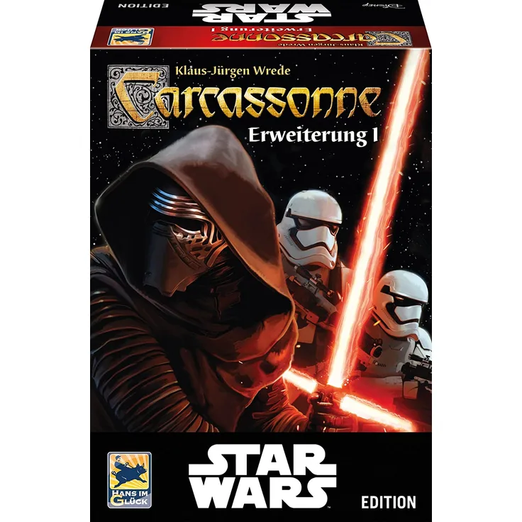 Hans im Glück Schmidt Spiele 48260 Star Wars Carcassonne, Erweiterung 1, Spiel und Puzzle