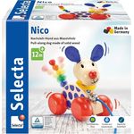 Selecta Holzspielzeug Nachzieh-Hund Nico