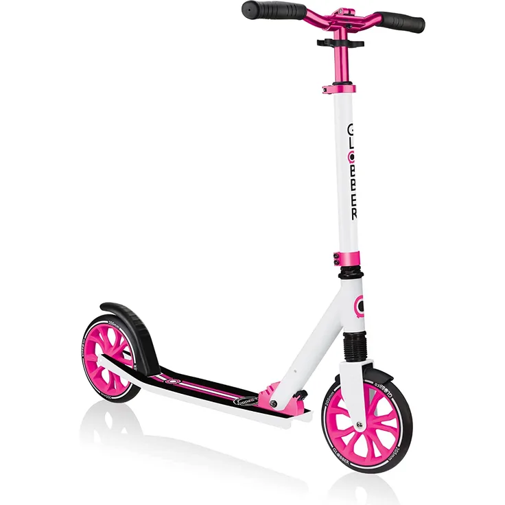 GLOBBER One 'NL 205', max. Belastbarkeit 100kg, weiß-pink, ab 8 Jahren