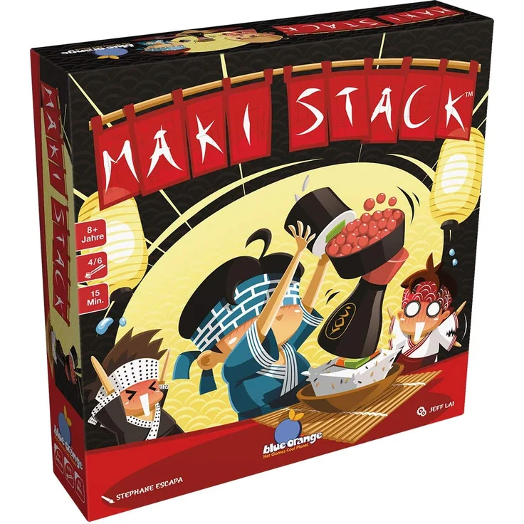 Blue Orange BLO0012 Maki Stack, Geschicklichkeits-Spiel Asmodee – Bild 1