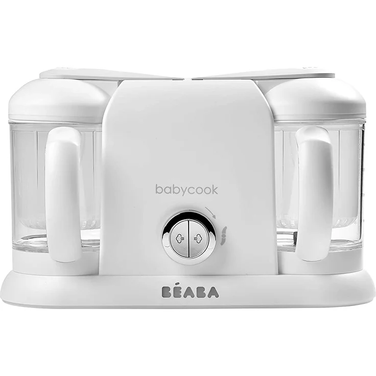 BÉABA 'Babycook Duo' Babynahrungszubereiter 4 in 1 Weiß/Silber, 2.200 ml XXL-Fassungsvermögen – Bild 2