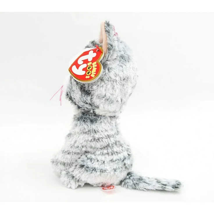 Ty Plüsch - Beanie Boos Glubschis - Kiki, Katze grau 15cm – Bild 3