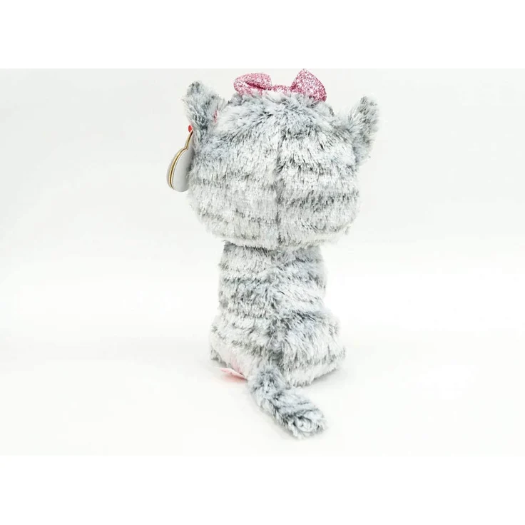 Ty Plüsch - Beanie Boos Glubschis - Kiki, Katze grau 15cm – Bild 4