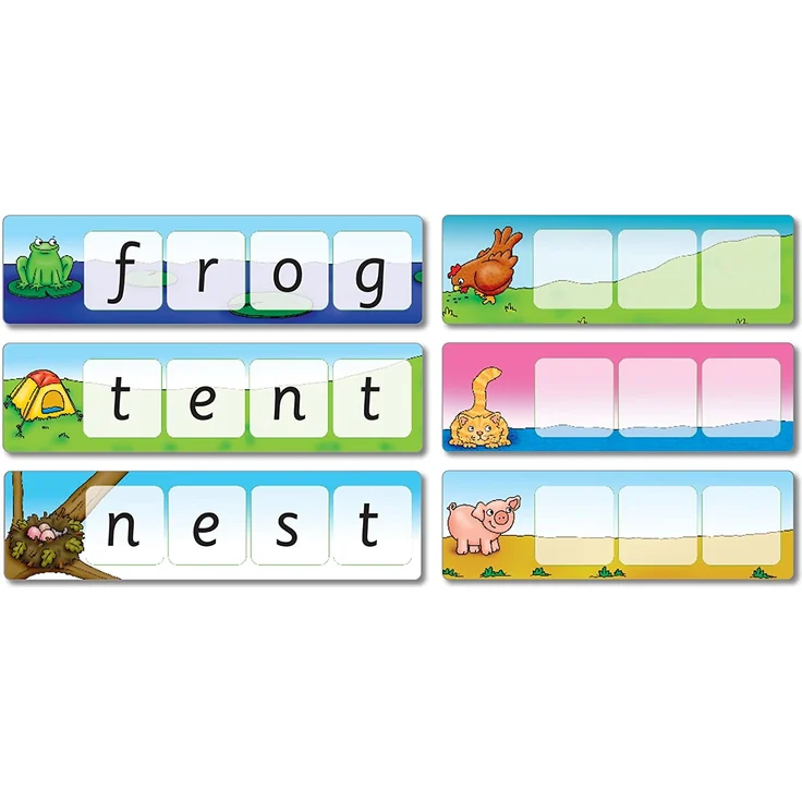 Orchard Toys Wortbrettspiel „Match and Spell“, englische Version – Bild 3