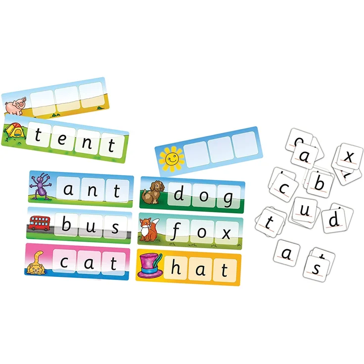 Orchard Toys Wortbrettspiel „Match and Spell“, englische Version – Bild 2