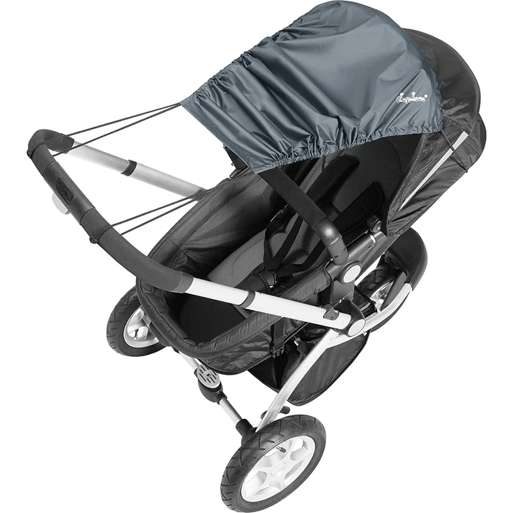 Playshoes Baby Sonnensegel für den Kinderwagen, Blau (marine), 75 x 55 cm – Bild 3