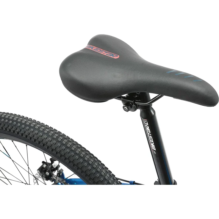 BIKESTAR Kinder Jugend Mountainbike 24 Zoll ab 8 Jahre | 21 Gang Hardtail MTB Scheibenbremse Federgabel | Blau – Bild 7