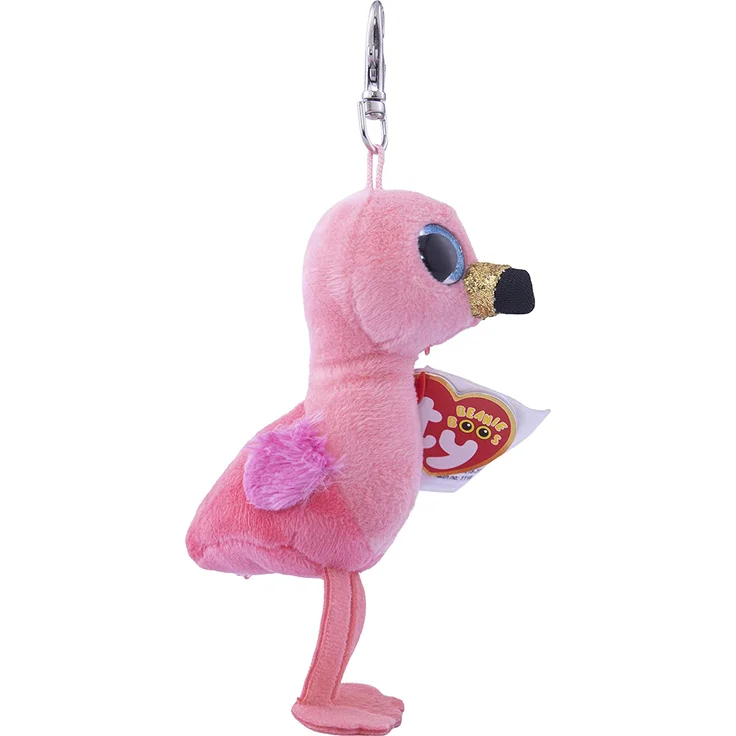 TY Key Clip Flamingo Gilda (Beenie Boo's), Plüsch, can 5x5x9 cm – Bild 5