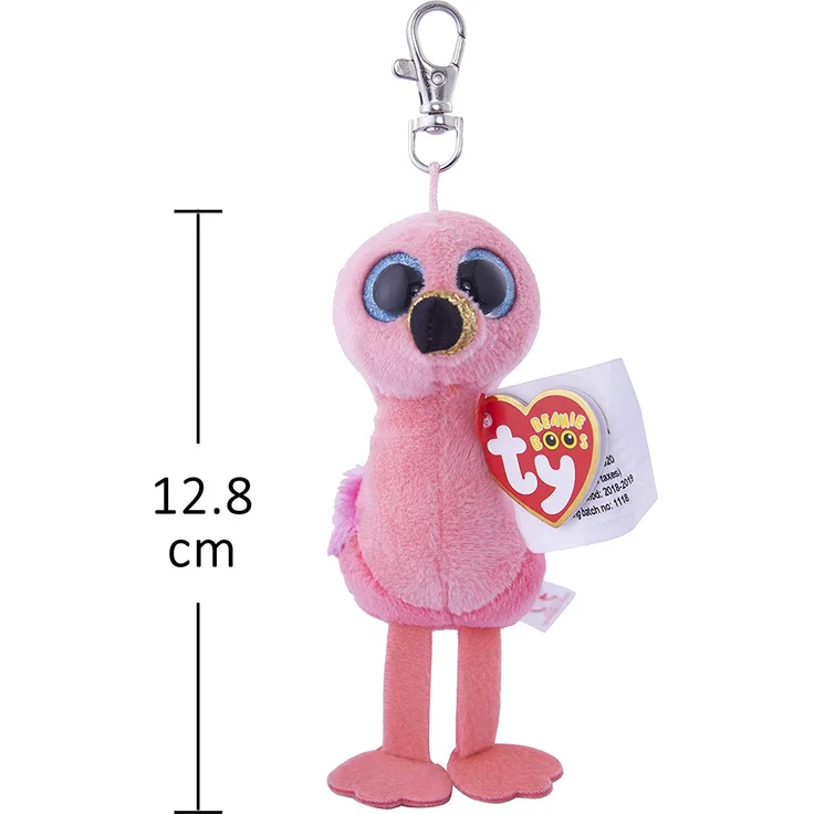 TY Key Clip Flamingo Gilda (Beenie Boo's), Plüsch, can 5x5x9 cm – Bild 7