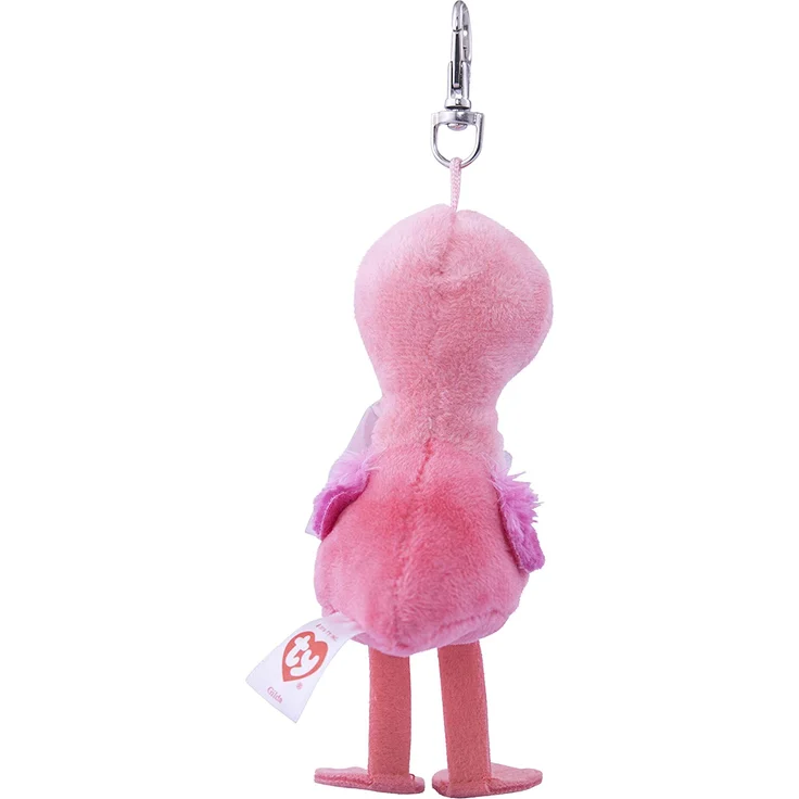 TY Key Clip Flamingo Gilda (Beenie Boo's), Plüsch, can 5x5x9 cm – Bild 6