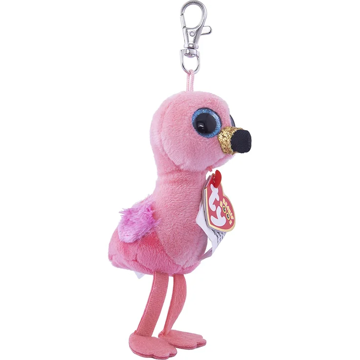 TY Key Clip Flamingo Gilda (Beenie Boo's), Plüsch, can 5x5x9 cm – Bild 3