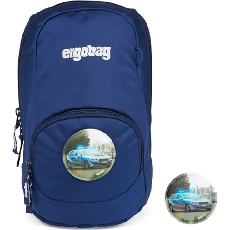 Ergobag ease klein Kindergartenrucksack Blaulicht – Bild 1