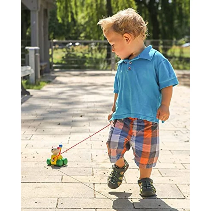 Selecta 62035 Tinka, Nachzieh Katze, Schiebe-und Nachziehspielzeug aus Holz, 12 cm – Bild 5