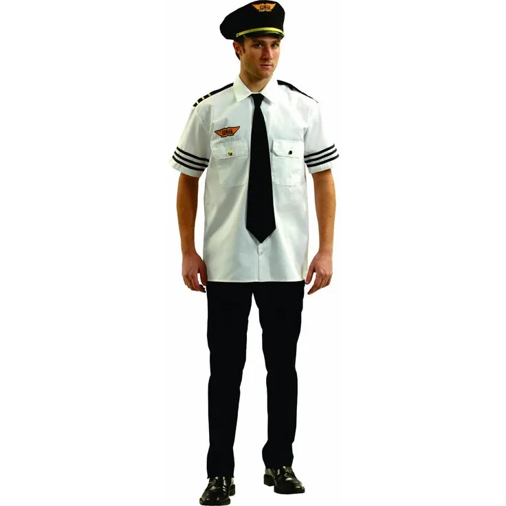 Dress Up America 721.0 (Erwachsene) Adult Pilot Kostüm, Einheitsgröße