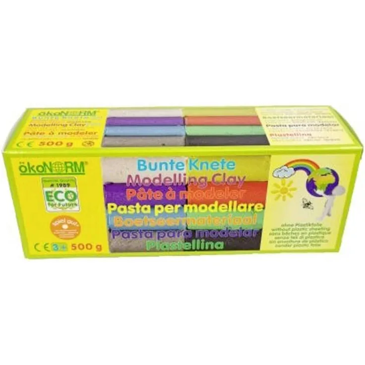 Bunte Knete 500g Blöcke