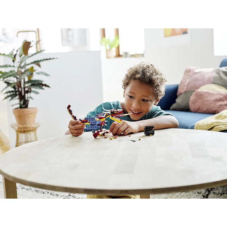 LEGO 31102 Creator 3-in-1 Feuerdrache, Feuerdrache - Säbelzahntiger - Skorpion Bauset – Bild 15