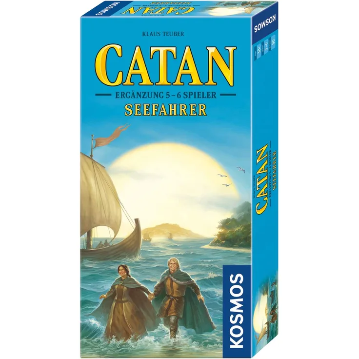 KOSMOS 694517 - CATAN - Seefahrer, Ergänzung für 5 - 6 Spieler, Strategiespiel