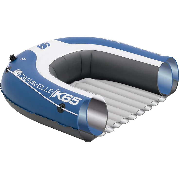 Sevylor Schlauchboot Caravelle KK65 für 2 Personen inkl. 2 Ruder und Fußpumpe blau 228 cm – Bild 2