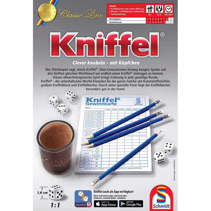 Schmidt Spiele Classic Line Kniffel – Bild 2