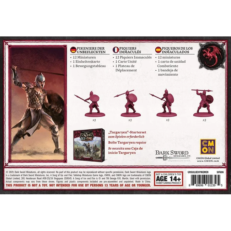 Asmodee | CMON | A Song of Ice & Fire – Pikeniere der Unbefleckten | Erweiterung | Tabletop | 2 Spieler | Ab 14+ Jahren | 45+ Minuten | Deutsch | Mehrsprachig – Bild 3