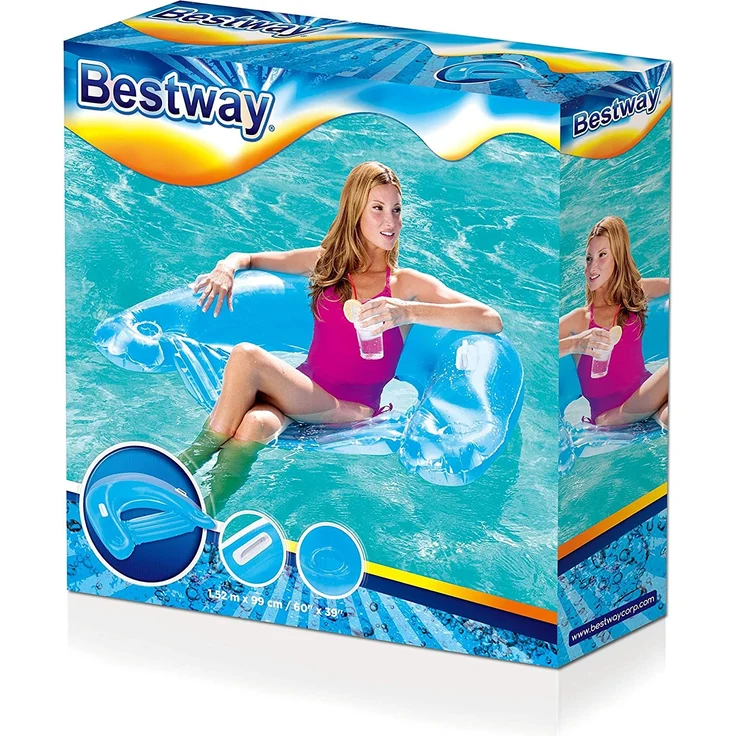 Bestway Schwimmsitz 'Lazy Lounge', sortiert 152 x 99 cm – Bild 5