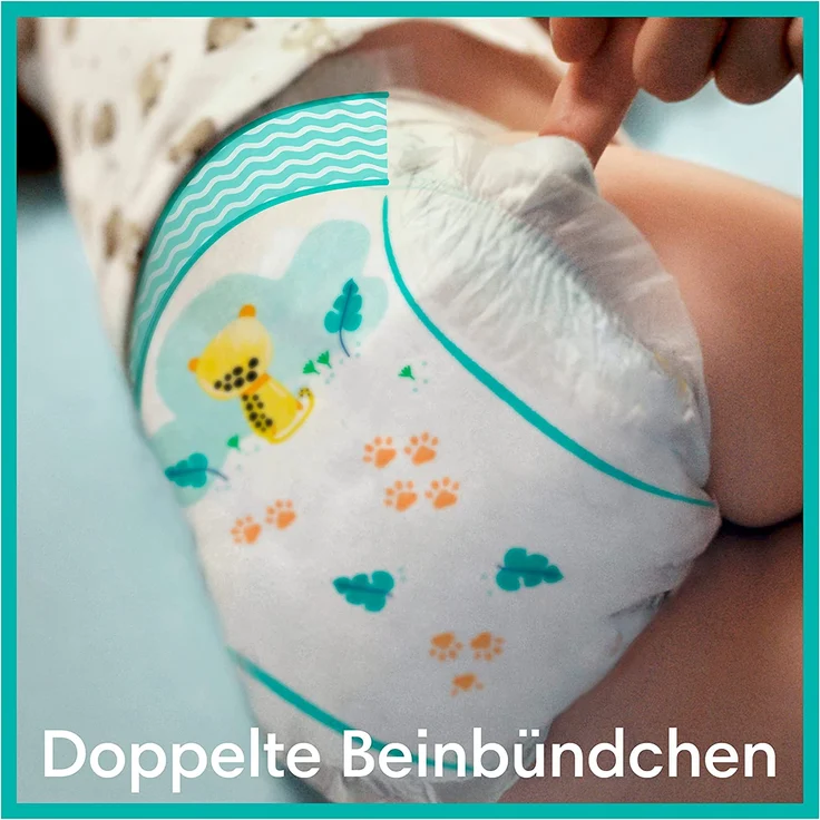 Pampers - Baby-Dry Windeln, Gr. 4+ Monatsbox, 1er Pack (1 x 152 Stück) – Bild 5