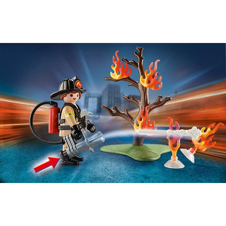 Playmobil City Action - Feuerwehrrettung mit Koffer – Bild 3