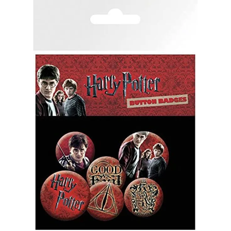 GB Eye Harry Potter Icon Badge Pack Buttons Anstecknadeln