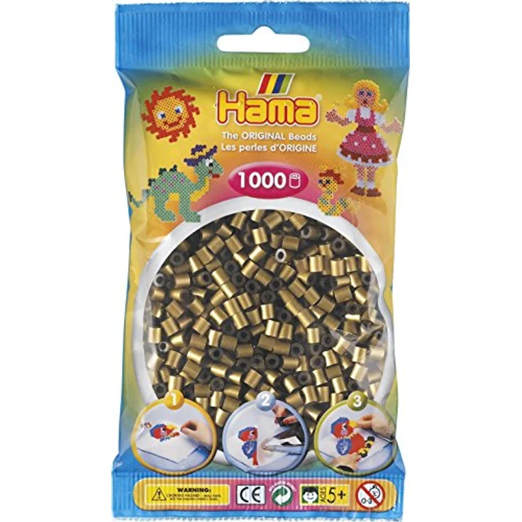 Hama Perlen Pastell-grün Beutel 1000er – Bild 3