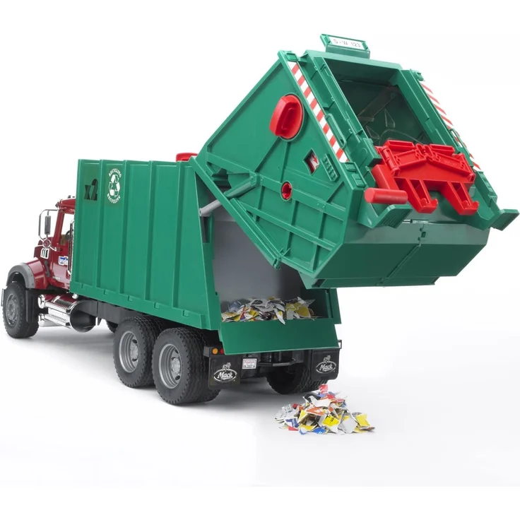Bruder 02812 - Mack Granite Müll LKW – Bild 5