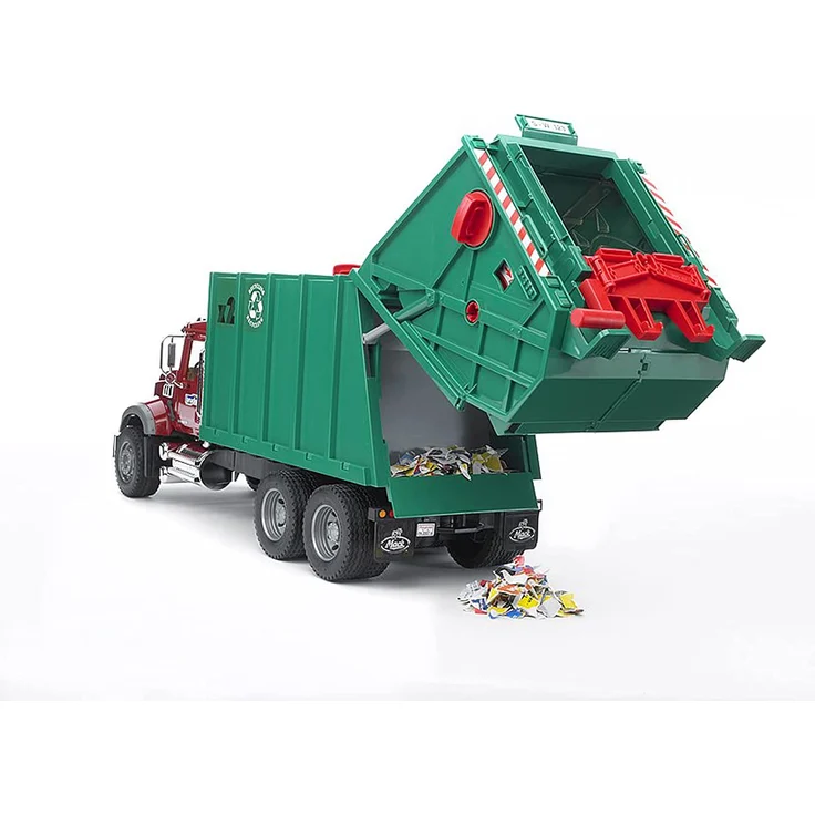 Bruder 02812 - Mack Granite Müll LKW – Bild 4