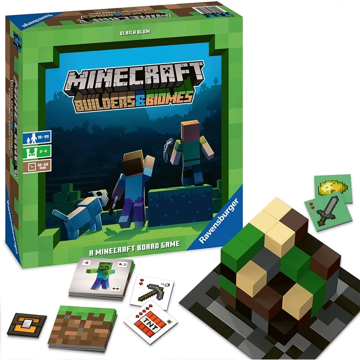 Ravensburger Spiel Minecraft Board Game Builders & Biomes – Bild 1