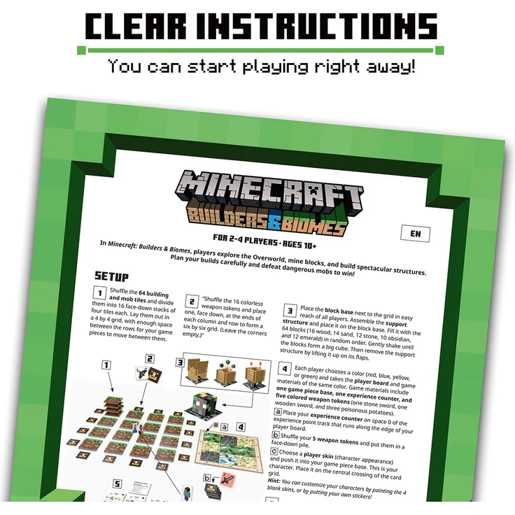 Ravensburger Spiel Minecraft Board Game Builders & Biomes – Bild 5