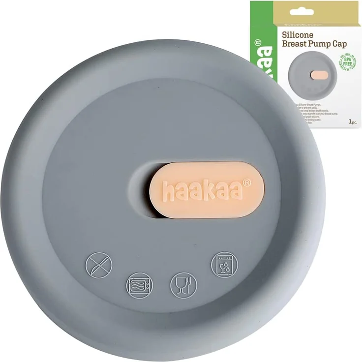 haakaa Silikondeckel, Silikonkappe, für Alle haakaa Manuelle Milchpumpe, Gesund und Harmlos, 10. 5 x 2. 3 cm – Bild 1