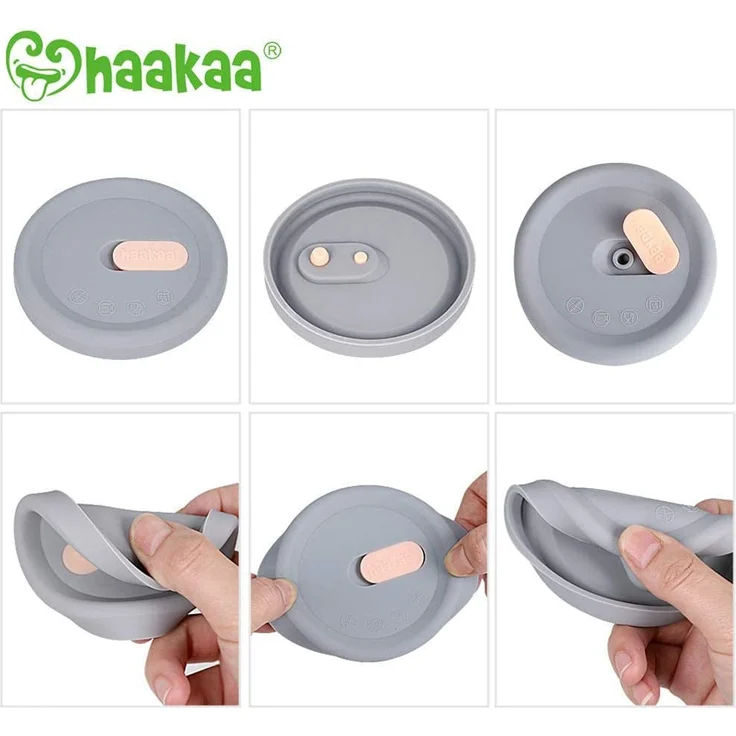 haakaa Silikondeckel, Silikonkappe, für Alle haakaa Manuelle Milchpumpe, Gesund und Harmlos, 10. 5 x 2. 3 cm – Bild 7