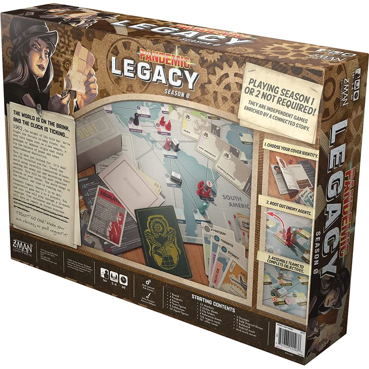 Z-Man Games brettspiel Pandemic Legacy Season 0 braun (en) – Bild 3
