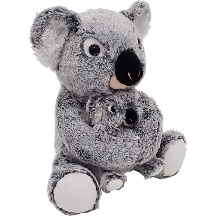 Heunec 247673 MISANIMO Koala Bär mit Kind 27 cm, mehrfarbig