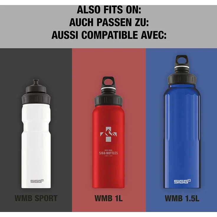 Sigg Uni Wmb One Top Verschluss, Grau, Einheitsgröße – Bild 3