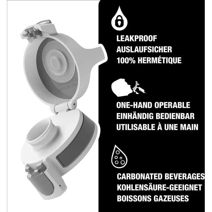 Sigg Uni Wmb One Top Verschluss, Grau, Einheitsgröße – Bild 4