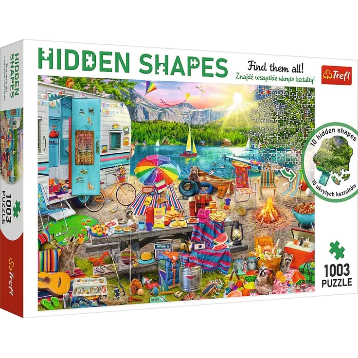 Trefl Puzzle Hidden Shapes RV Tour 1003 Pieces Trefl 10677