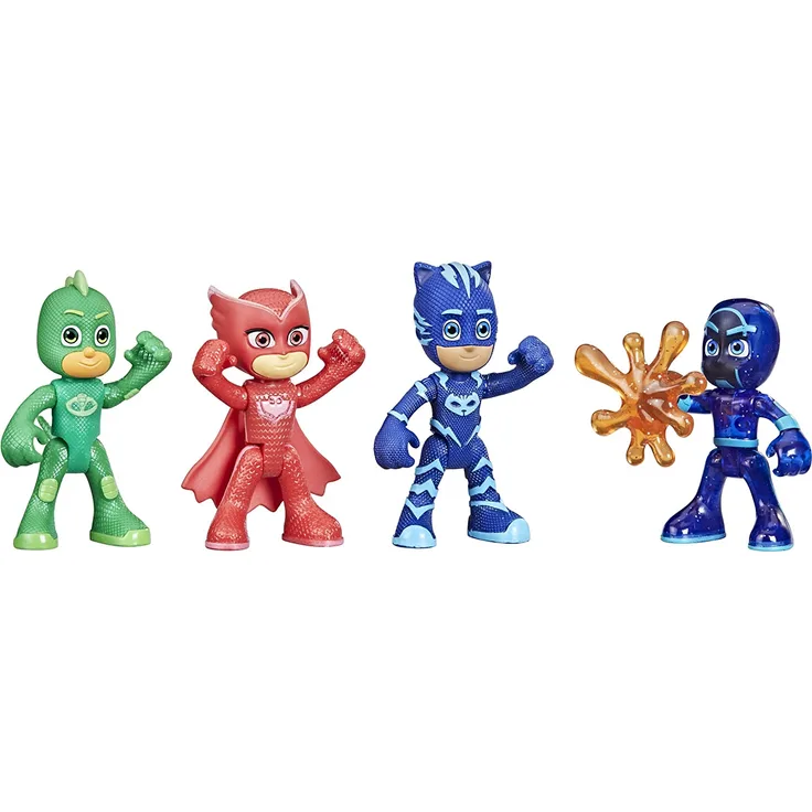 PJ Masks Nachtmission, im Dunkeln leuchtendes Action-Figurenset, Vorschulspielzeug für Kinder ab 3 Jahren, F2836