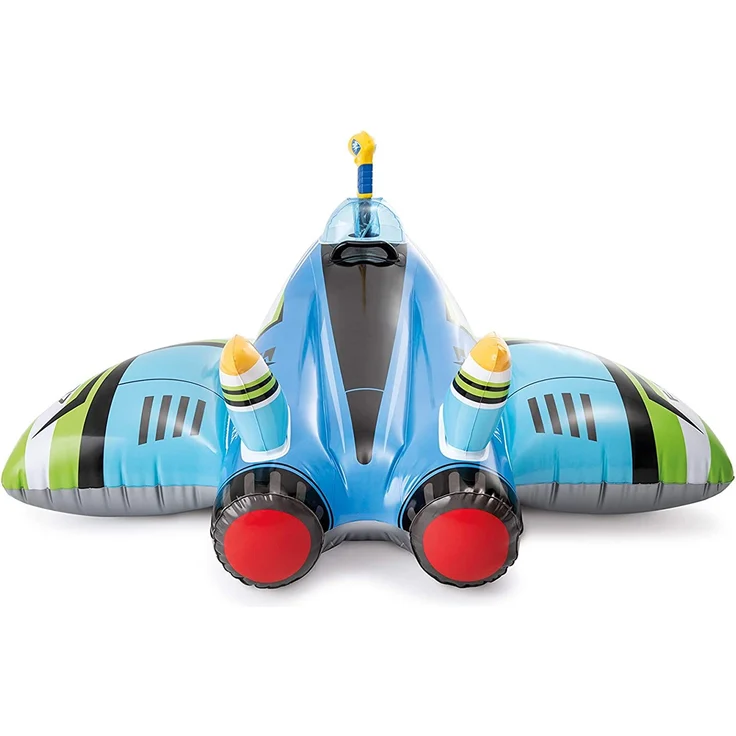 Intex aufblasbares Fahrzeug Flugzeug Junior 117 cm Vinylblau – Bild 5