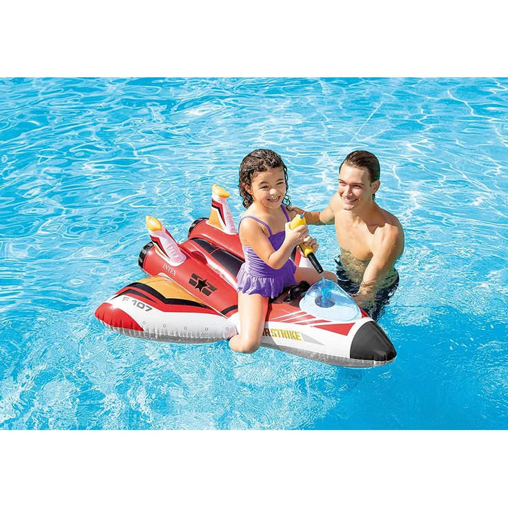 Intex aufblasbares Fahrzeug Flugzeug Junior 117 cm Vinylblau – Bild 9