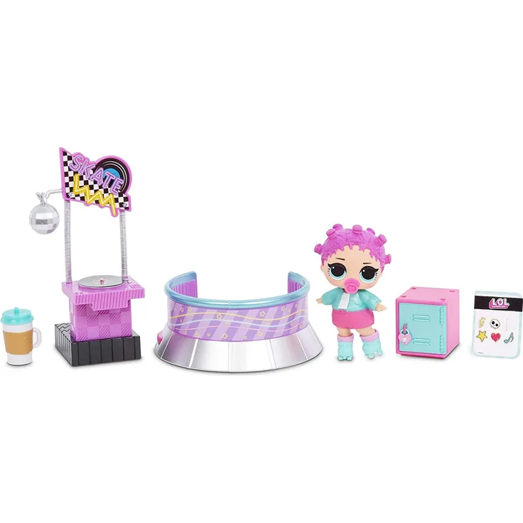 LOL Surprise Sammelpuppen für Mädchen - Mit 10 Überraschungen & Accessoires - Roller Sk8er - Möbelserie 3