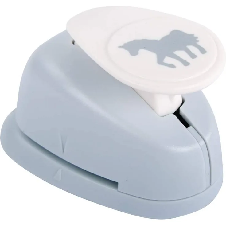 Rayher 69194000 Motivstanzer Einhorn, 2,54 cm ø, 1 Zoll, geeignet zum Stanzen von Papier/Karton bis 200g/m2, Motivlocher