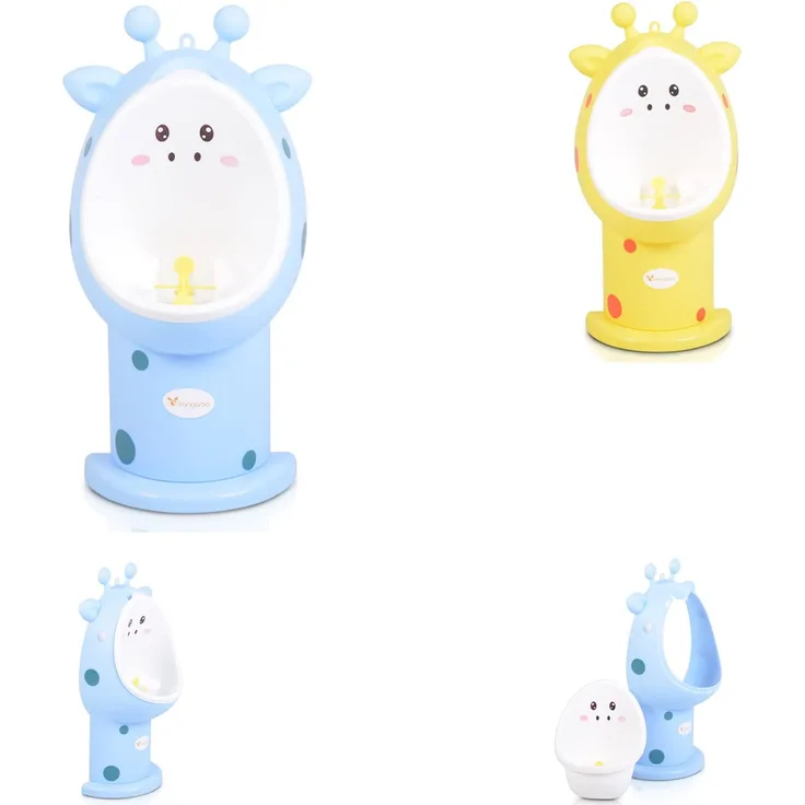Cangaroo Urinal Masai Toilettentrainer, abnehmbarer Behälter, Wandhalterung blau