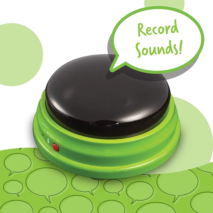 Learning Resources LER3769 Resources Buzzer mit Aufnahmefunktion (4 Stück), (Umverpackung kann abweichen) – Bild 3