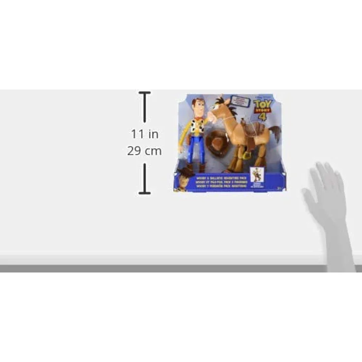 Mattel GDB91 - Toy Story 4 2er Actionfiguren Pack Woody und Bully Abenteuerset, 17 cm Spielzeug und Pferd ab 3 Jahren – Bild 11