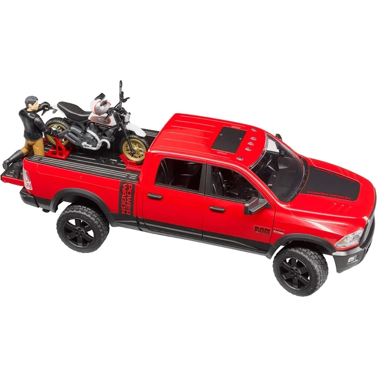 Bruder 02502 'RAM 2500 Power Wagon mit Ducati Desert Sled und Fahrer', 1:16, ab 4 Jahren – Bild 3